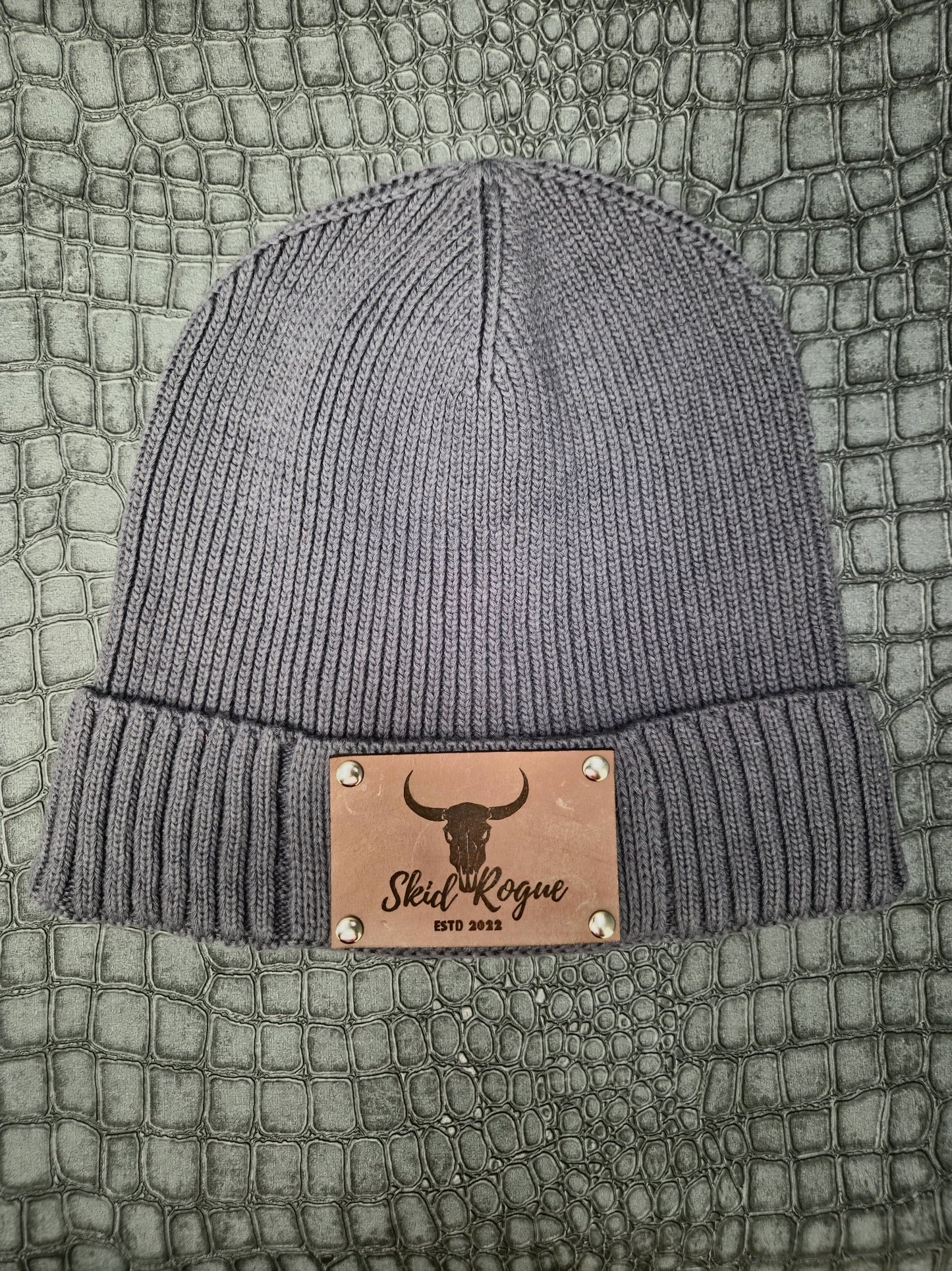 Organic Cotton Rogue Beanie - Tarmac Rogue