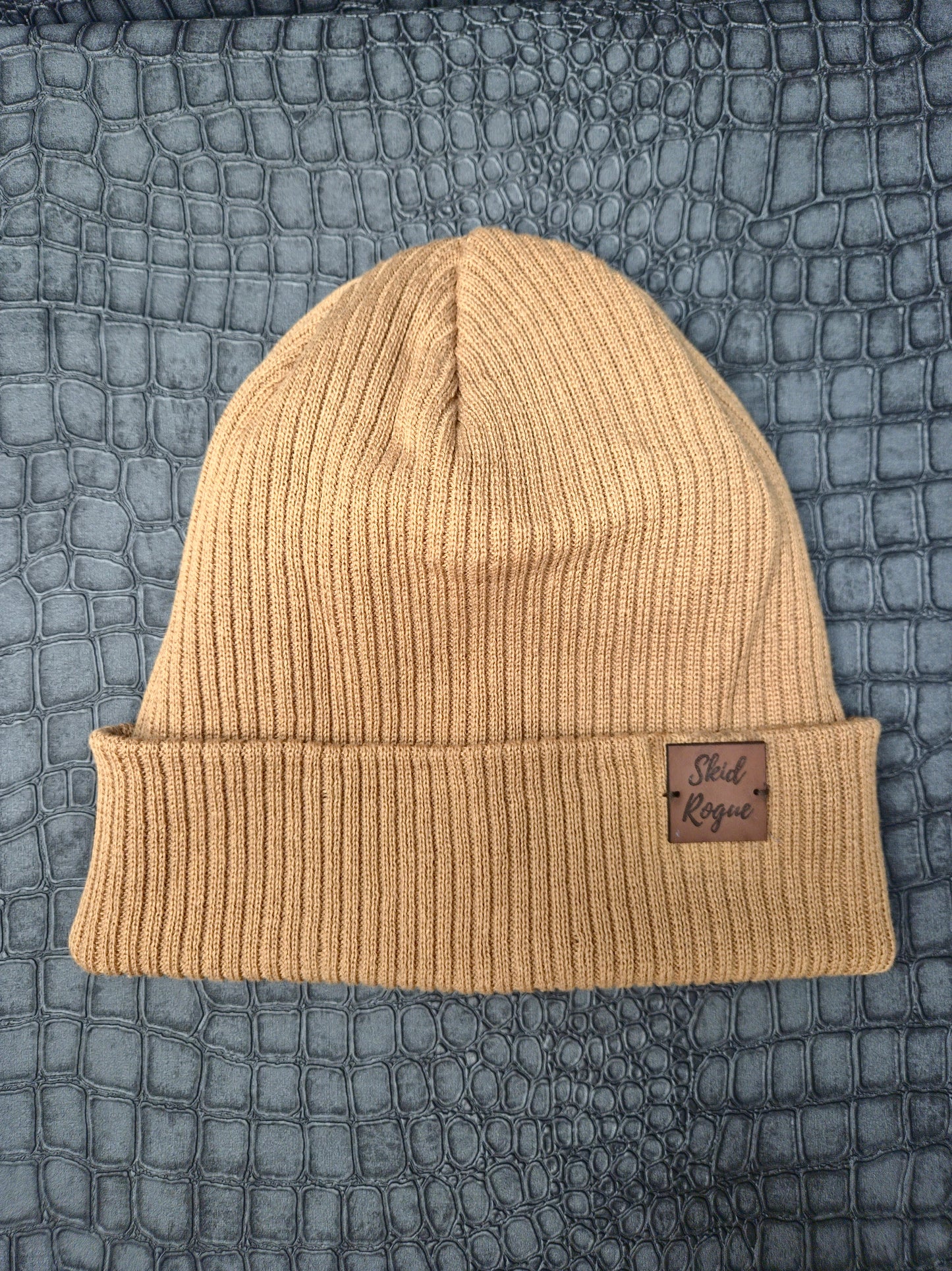 Organic Cotton Rogue Beanie - Beige Mini