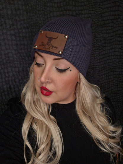 Organic Cotton Rogue Beanie - Tarmac Rogue